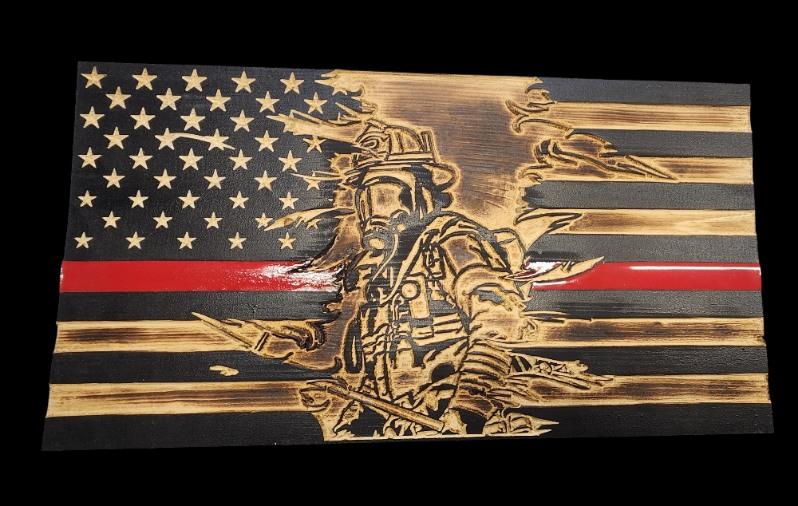 Already Made Wood Flag Signs
